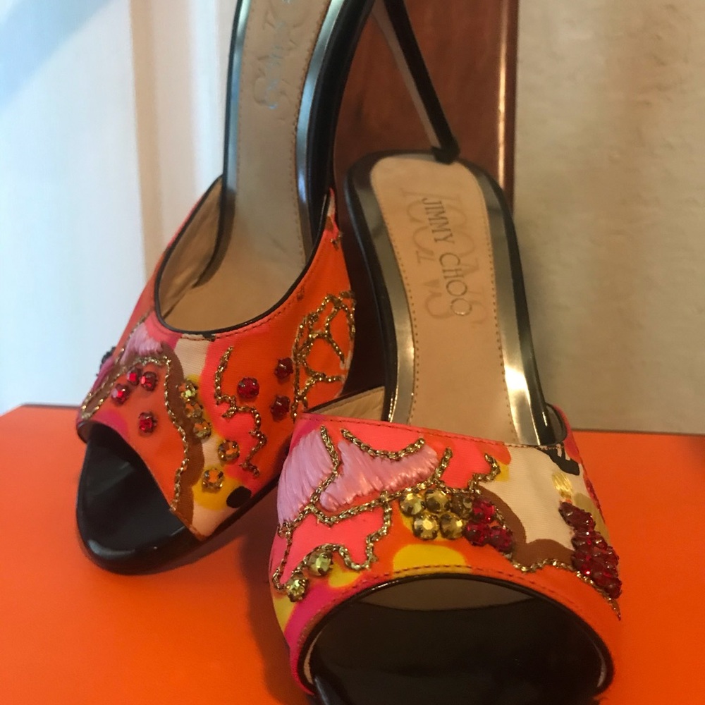 Jimmy Choo Ava mules ICONS collection